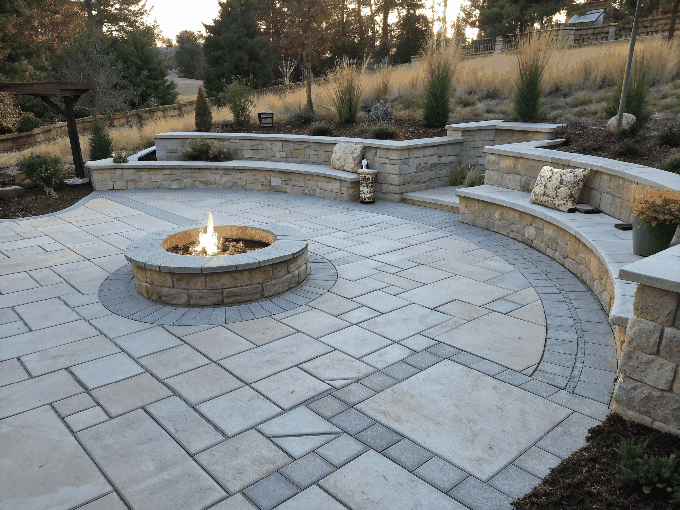 Custom Flagstone & Native Xeriscaping