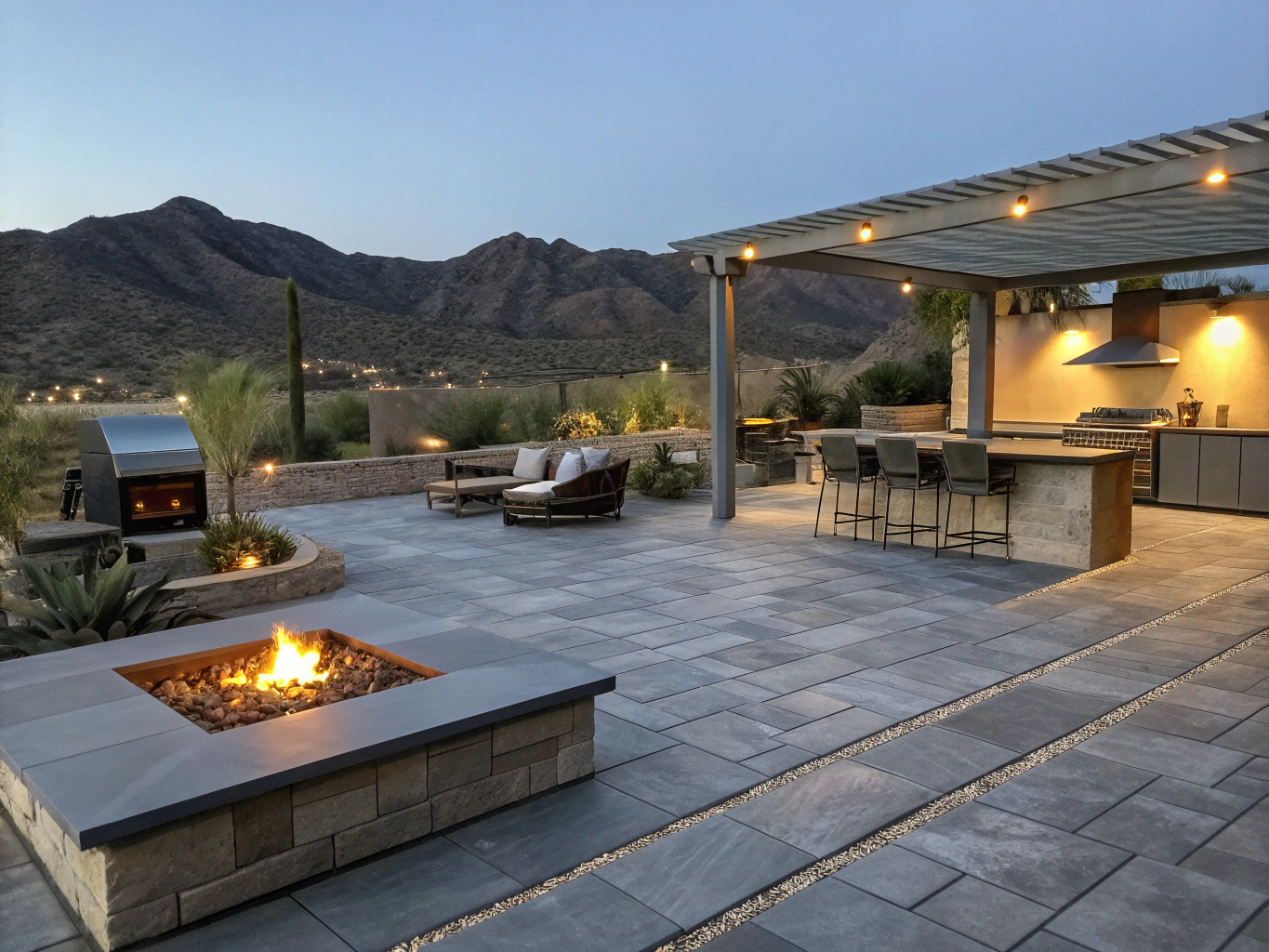 Luxury Outdoor Living Space