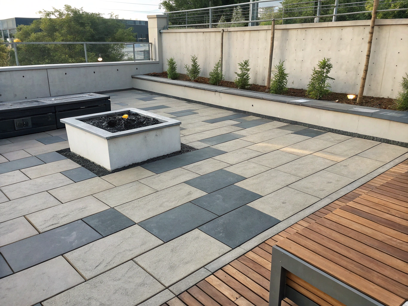 Stone deck